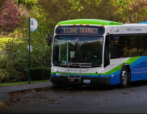 Intercity Transit bus at a stop