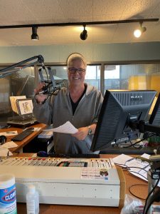 KGY Afternoon Drive Host Michael Stein in his radio booth