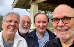 The Four Amigos, from left: Dave Nicandri, Ken Balsley, Dick Pust and Joe Illing 