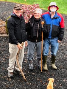 From left: Joe Illing, Jan Teague and her husband Ken Balsley.
