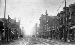 Main Street - now Capitol Way - in the 1890s