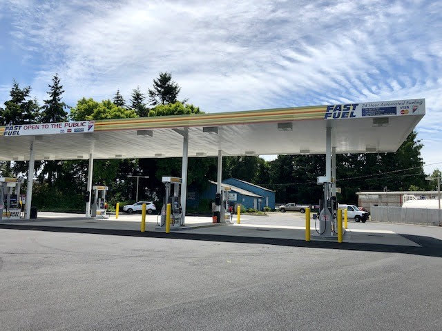 Fast Fuel gas station on Lily Road in Olympia