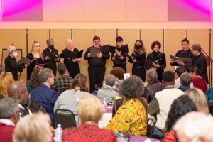 SPSCC Choir performing at the 2023 SPSCC Martin Luther King Jr. event. 