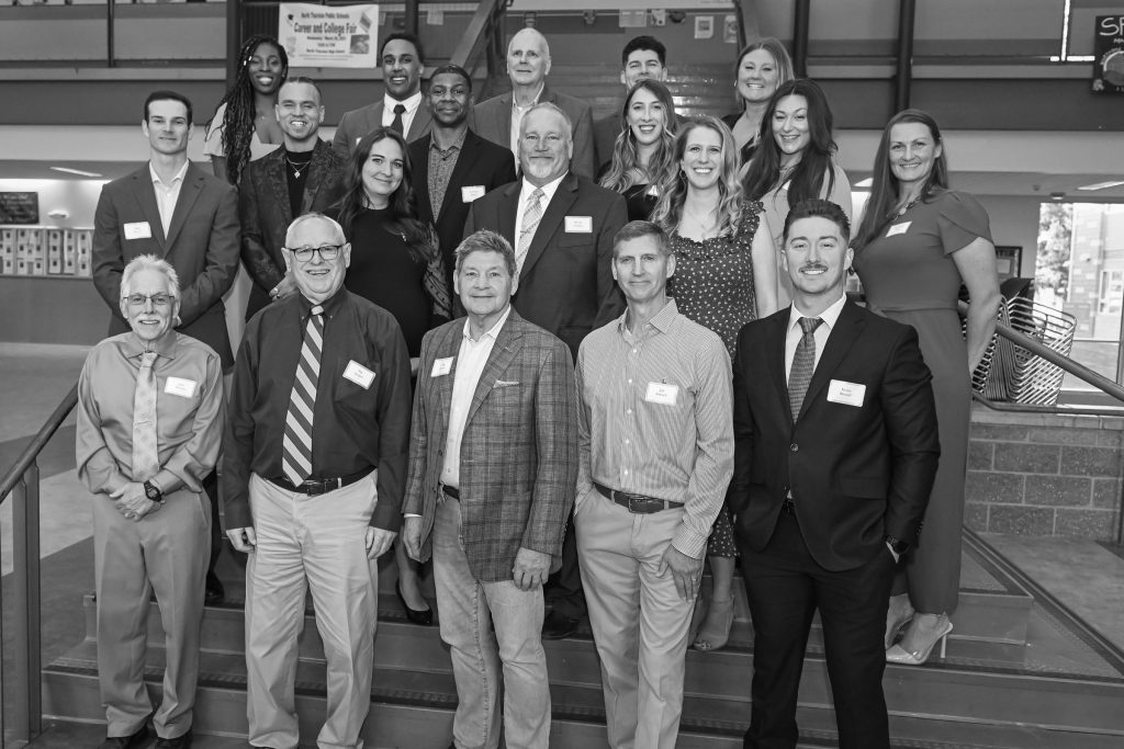 Group shot of 2023 Inductees to Timberline High School's Athletic Hall of Fame