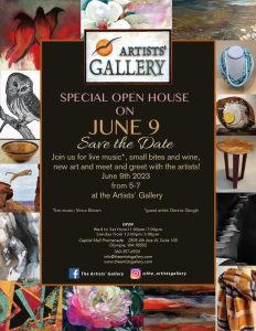 Open House and Guest Artist @ The Artists' Gallery
