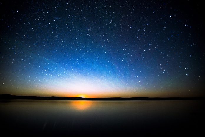 Night Sky South Saskatchewan Canada.