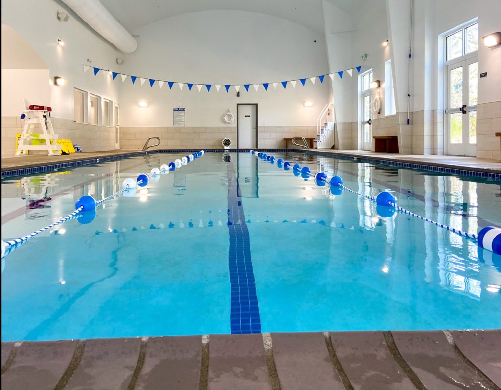 empty indoor pool at Steamboat Tennis and Athletic Club