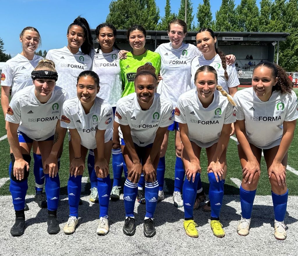 Oly Town FC outdoor women’s team photo