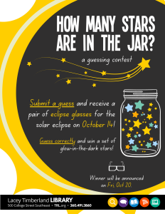 How Many Stars are in the Jar? @ Lacey Timberland Library