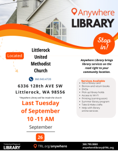 Anywhere Library @ Littlerock United Methodist Church
