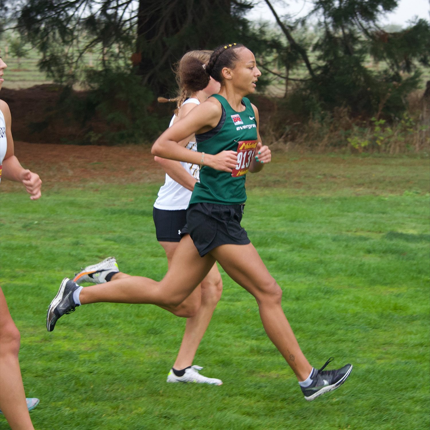 Alauna Carstens running for The Evergreen State College