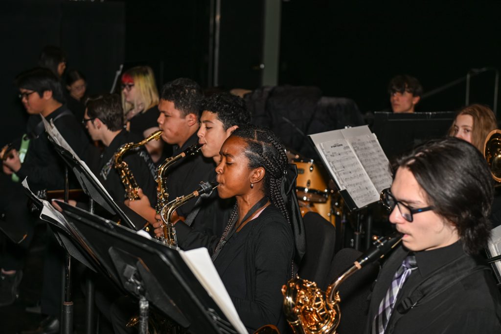 North Thurston Jazz Band performing