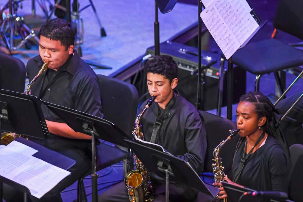 North Thurston Jazz Band performing
