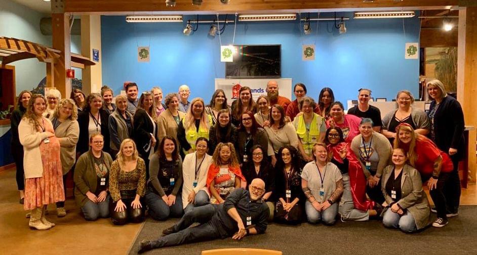 large group photo of South Sound Parent to Parent staff