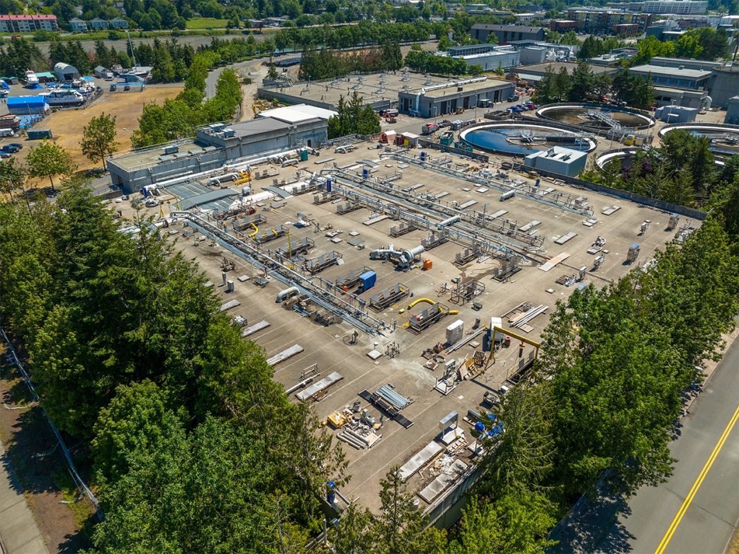 aerial view of LOTT Clean Water Alliance