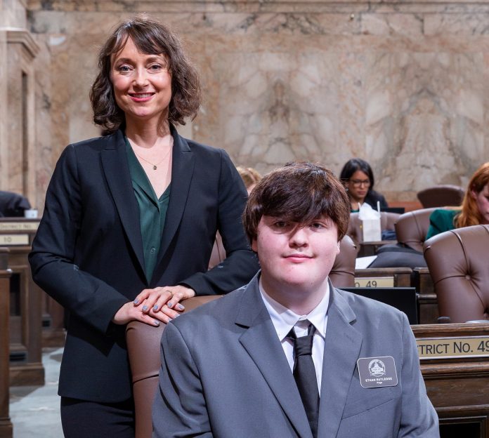 Rep Bateman with Page Ethan Rutledge January 8 2024