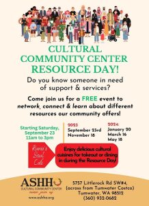 Cultural Community Center Resource Day @ ASHHO Cultural Community Center