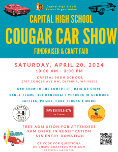 Capital High School Parent Organization 2nd Annual Craft Fair @ Capital High School