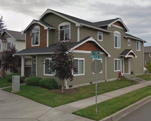 multi-home building on a street corner