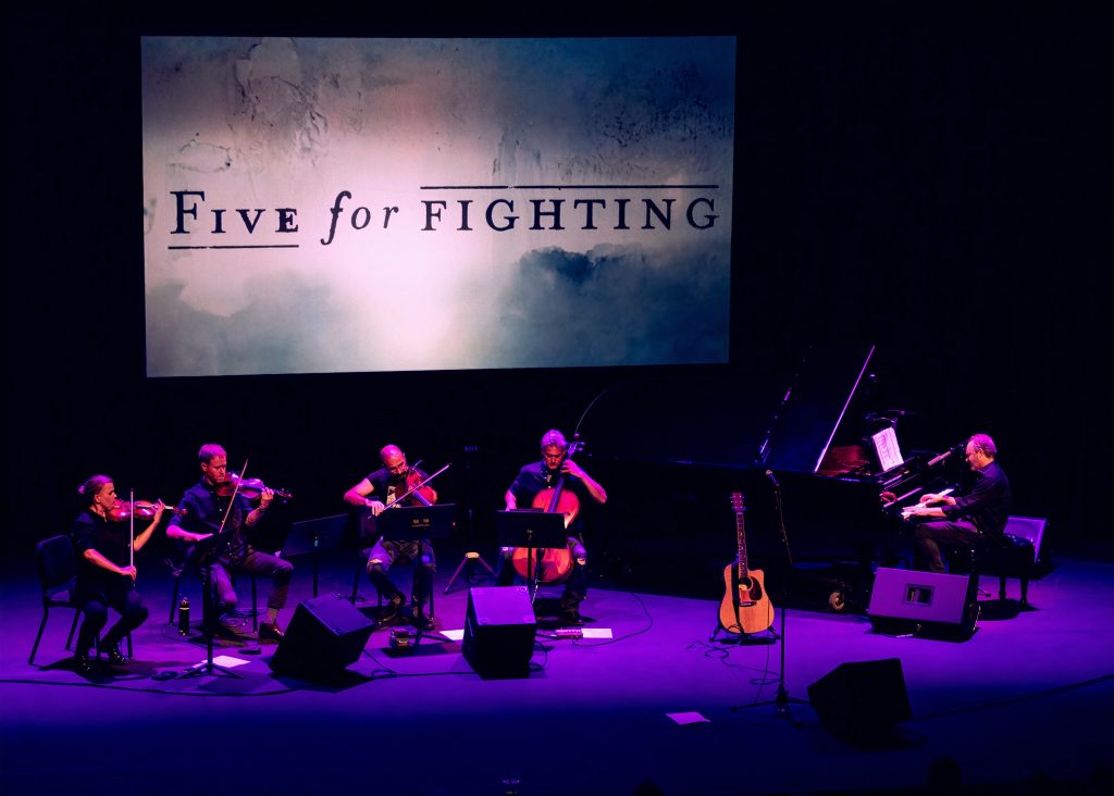 Five for Fighting performing on stage