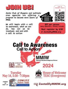 Call to Awareness-MMIW 2024 Program Event @ The Longhouse, The Evergreen State College