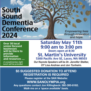 South Sound Dementia Conference @ Worthington Center at St. Martin's University