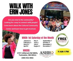 Walk with Erin Jones @ ASHHO Cultural Community Center