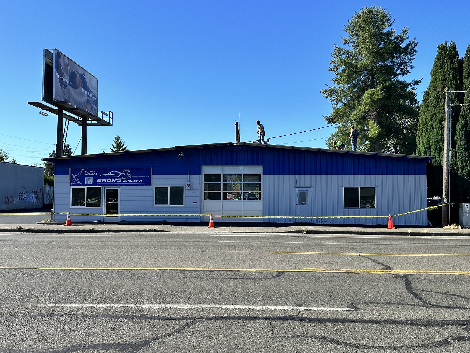Following Bron’s Automotive in Olympia on Their Journey Across Town