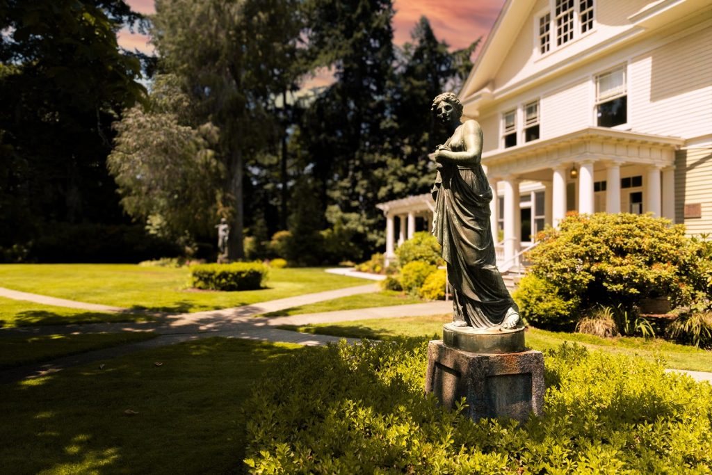 Schmidt House front lawn