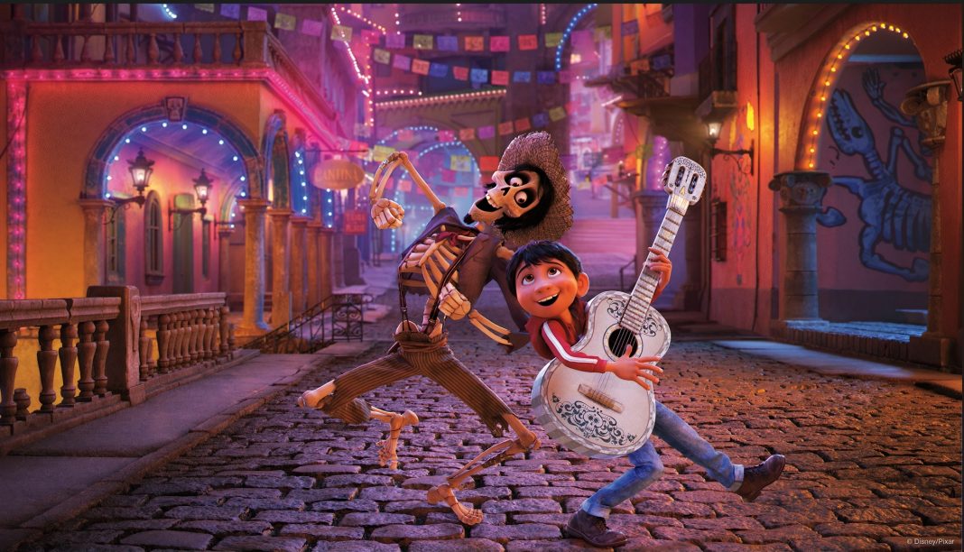 coco singing with a ghost