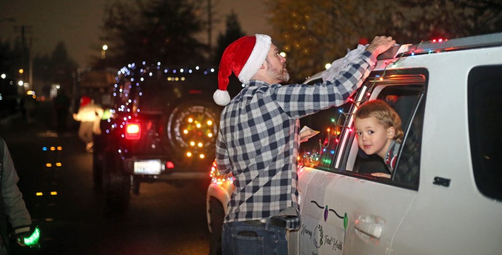 City of Lacey Holiday Parade and tree lightings on, Dec. 5, 2022.