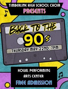 THS Choir's final concert BACK TO THE 90s @ James Koval Center for the Performing Arts (at NTHS)