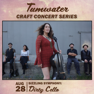 Tumwater Craft Concert Series Sizzling Symphony: Dirty Cello @ Craft District Amphitheater