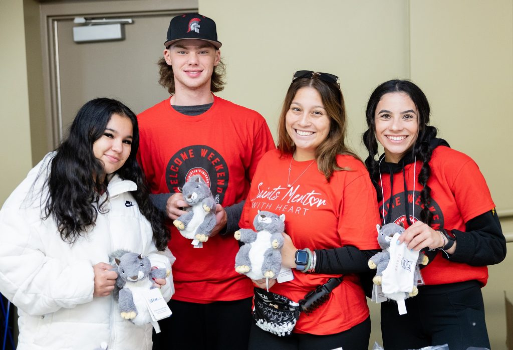 Saints mentor with heart a program designed to help students navigate their goals and challenges and help access resources on campus.