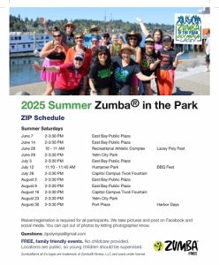 Zumba in the Park @ See Facebook For This Weeks Park Location