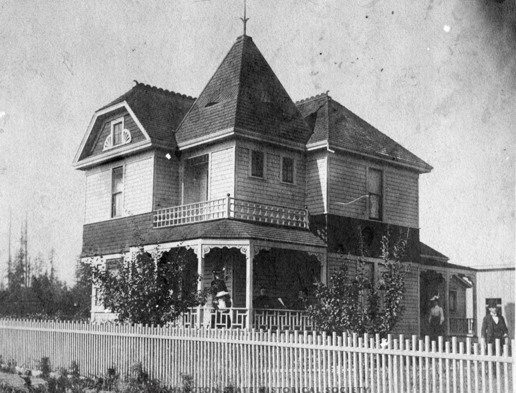 black and white historic photos of the Photo courtesy; The Marie Bed & Breakfast building