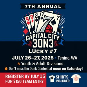 Register Today for the Capital City 3on3 Basketball Tournament @ Oregon Trail Days