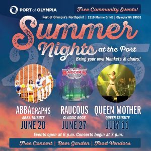 Summer Nights at the Port - "Queen Mother" a Queen Tribute Band @ Port of Olympia's NorthPoint