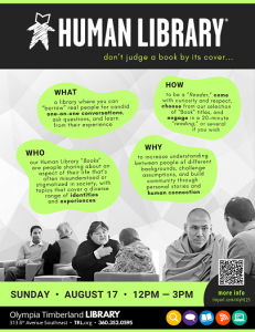 Human Library @ Olympia Timberland Library