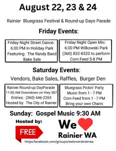 31st Annual Rainier Bluegrass Festival @ Wilkowski Park