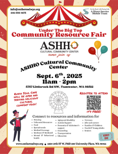 Under The Big Top Community Resource Fair @ ASHHO Cultural Community Center